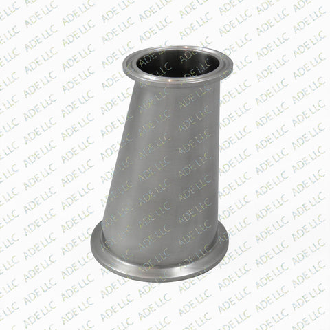 Sanitary Stainless Tri Clover, 3" x 2" Tri Clamp Eccentric Reducer Part, Fitting