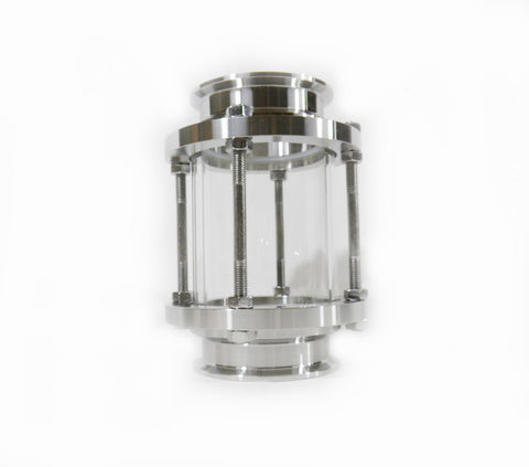3" Tri Clamp Sight Glass with Temp Resist Borosilicate Glass