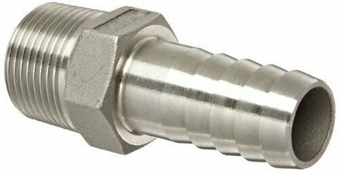 1/2" Hose Barb Adapter to 1/2" Male NPT