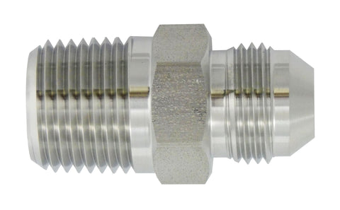 1/2" Male NPT to 1/2" Male JIC, 304 Stainless Steel