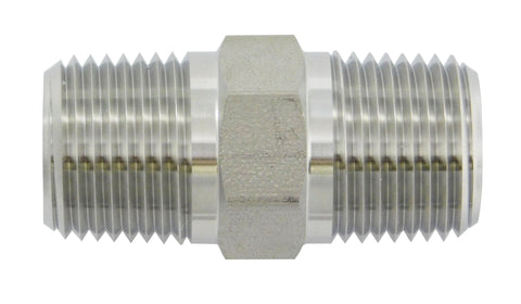 1/2" Male NPT to 1/2" Male NPT, 304 Stainless Steel
