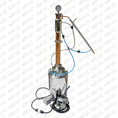 13 Gallon Still with 3" Copper & Stainless Reflux Column with Cooling Kit & Controller