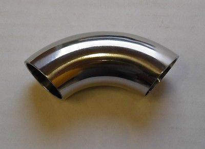 2.5" Weld Elbow 90°, Stainless Steel 304, Sanitary, Tubing, Fitting, Polished