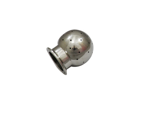 Fix CIP Spray Ball with a 1.5" Tri Clamp End and a 2" Ball